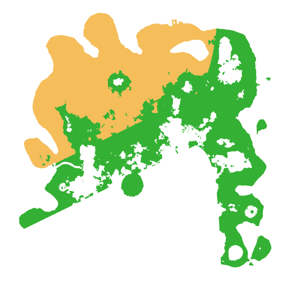 Biome Rust Map: Procedural Map, Size: 3700, Seed: 5012018