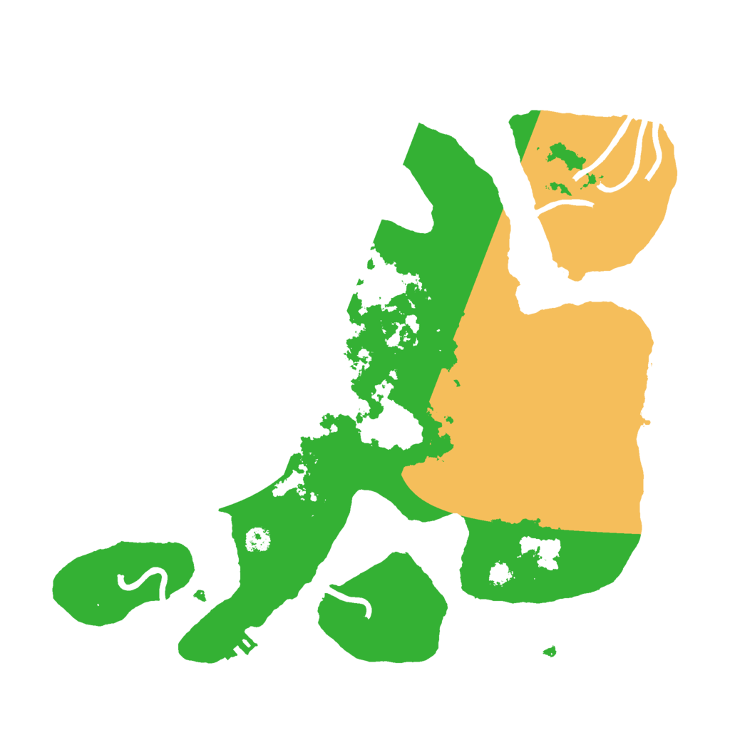 Biome Rust Map: Procedural Map, Size: 3000, Seed: 6154242