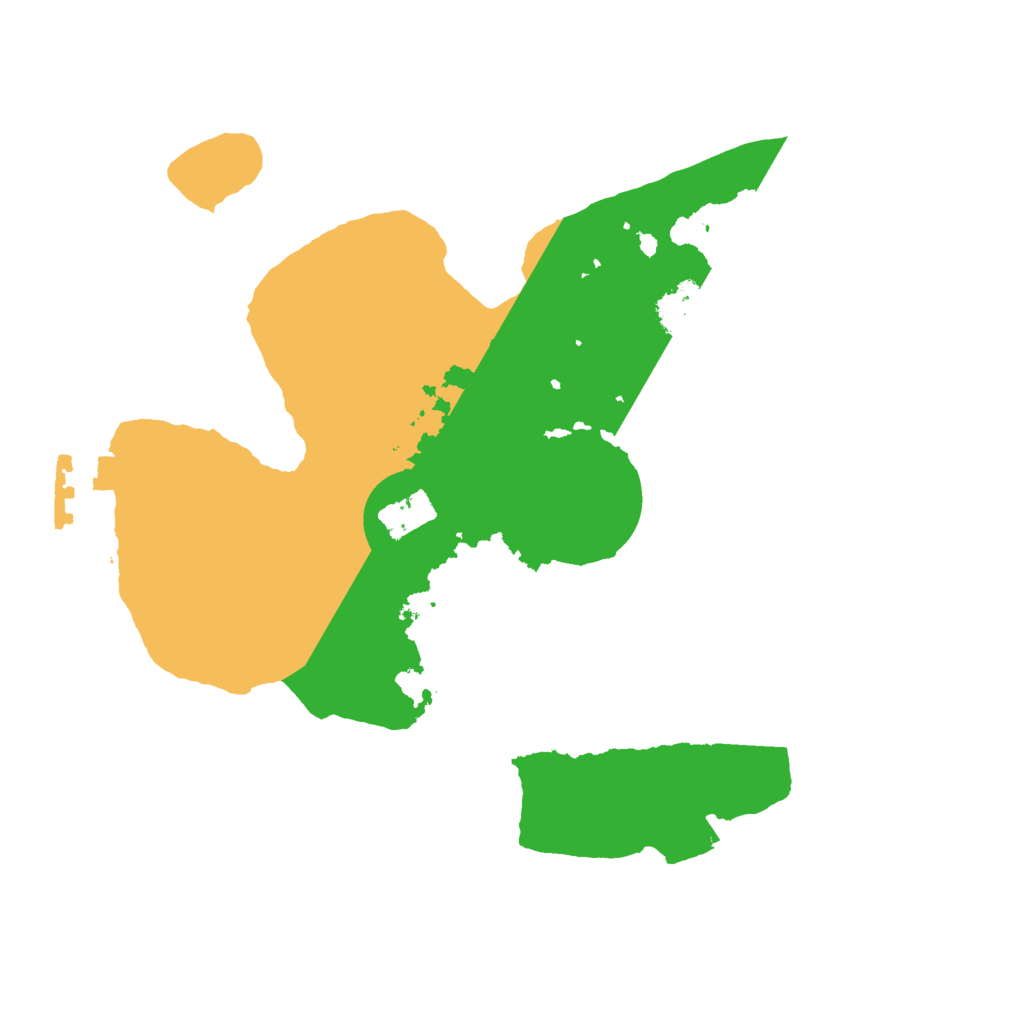 Biome Rust Map: Procedural Map, Size: 2100, Seed: 50500
