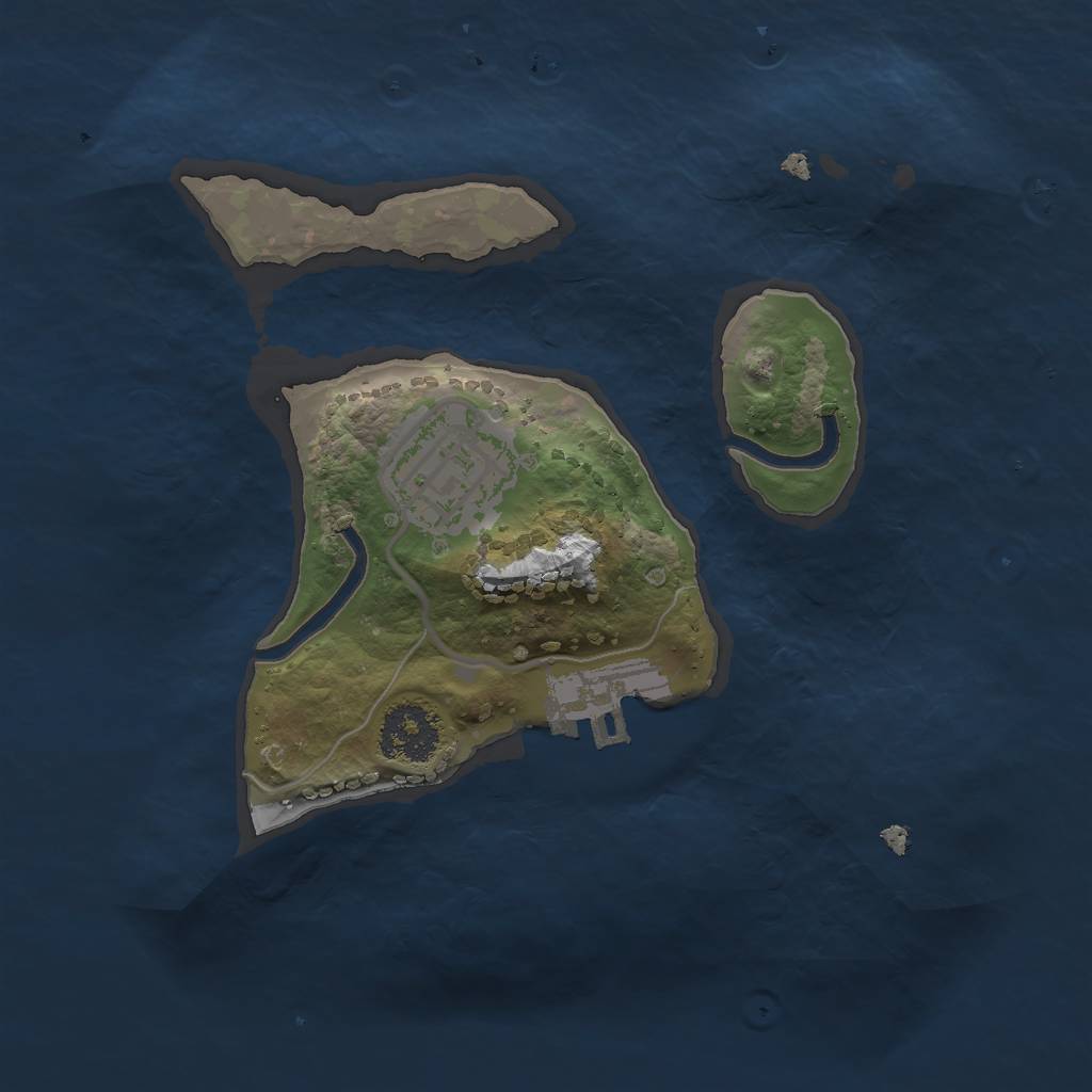 Rust Map: Procedural Map, Size: 1918, Seed: 266974878, 7 Monuments