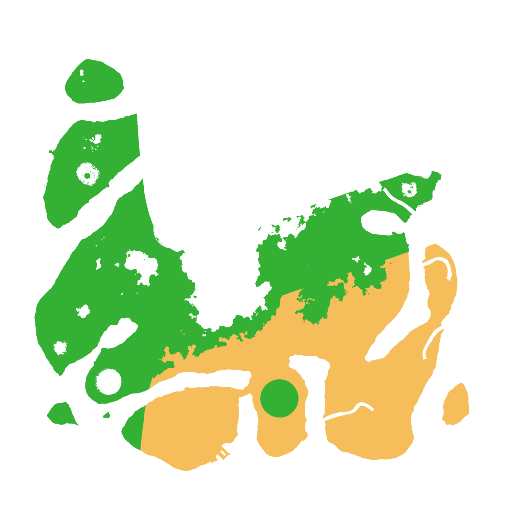 Biome Rust Map: Procedural Map, Size: 3500, Seed: 752115535