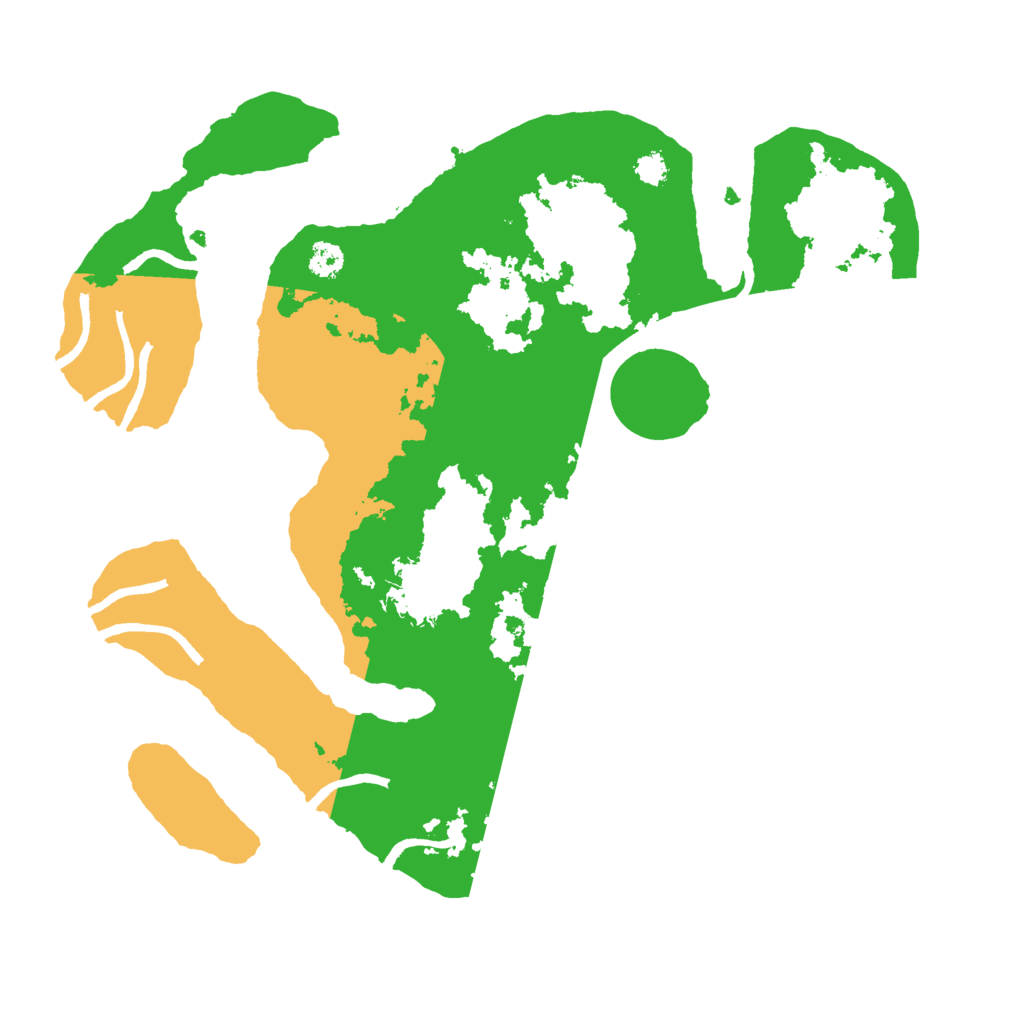 Biome Rust Map: Procedural Map, Size: 3000, Seed: 20200806