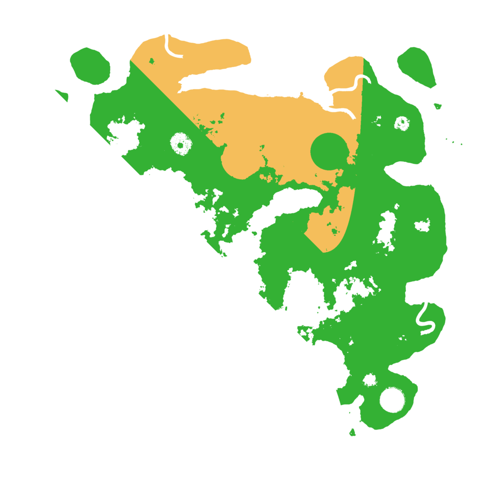 Biome Rust Map: Procedural Map, Size: 3500, Seed: 113316318