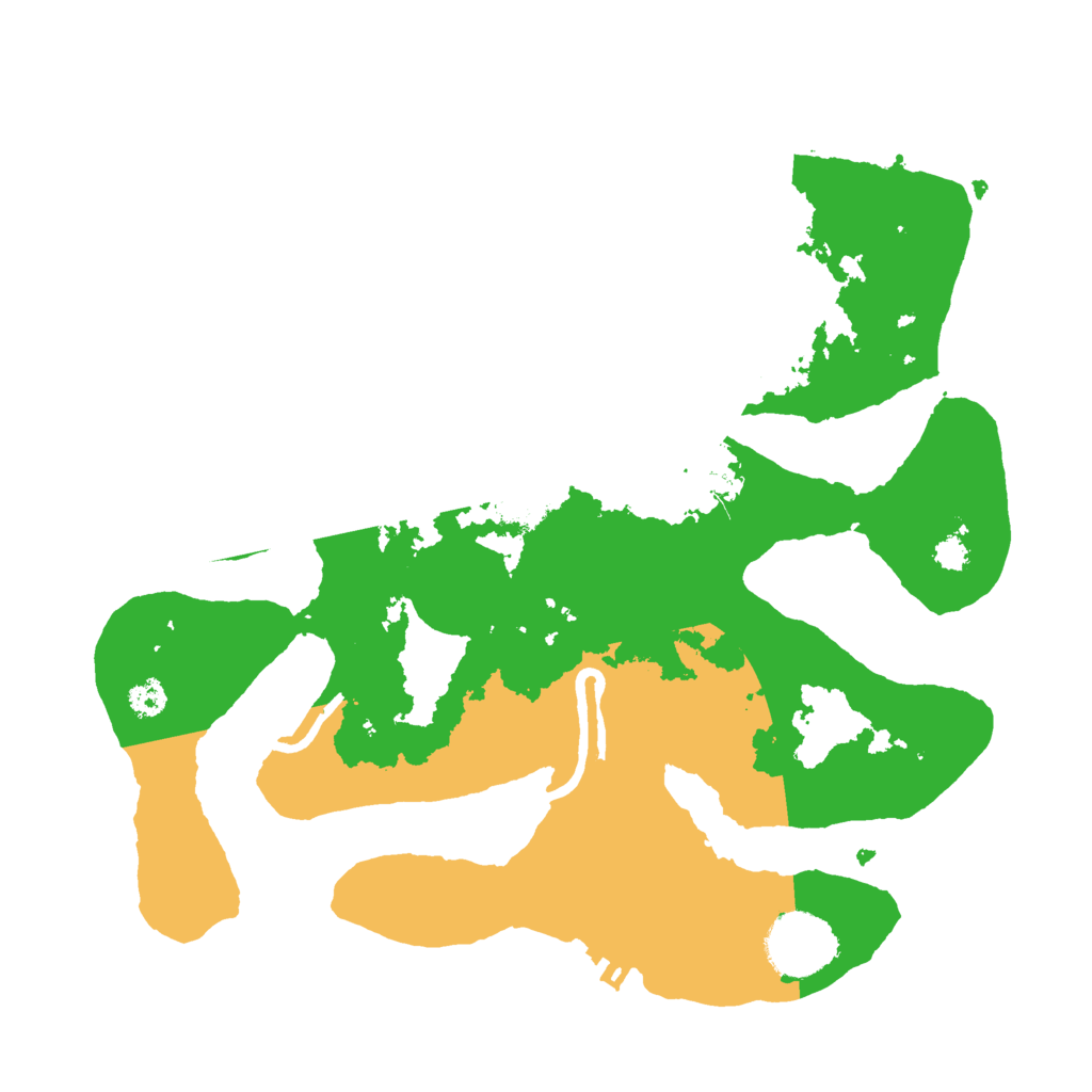 Biome Rust Map: Procedural Map, Size: 3000, Seed: 394769