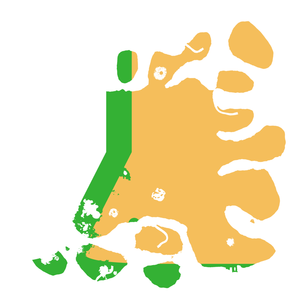 Biome Rust Map: Procedural Map, Size: 3500, Seed: 1526623706
