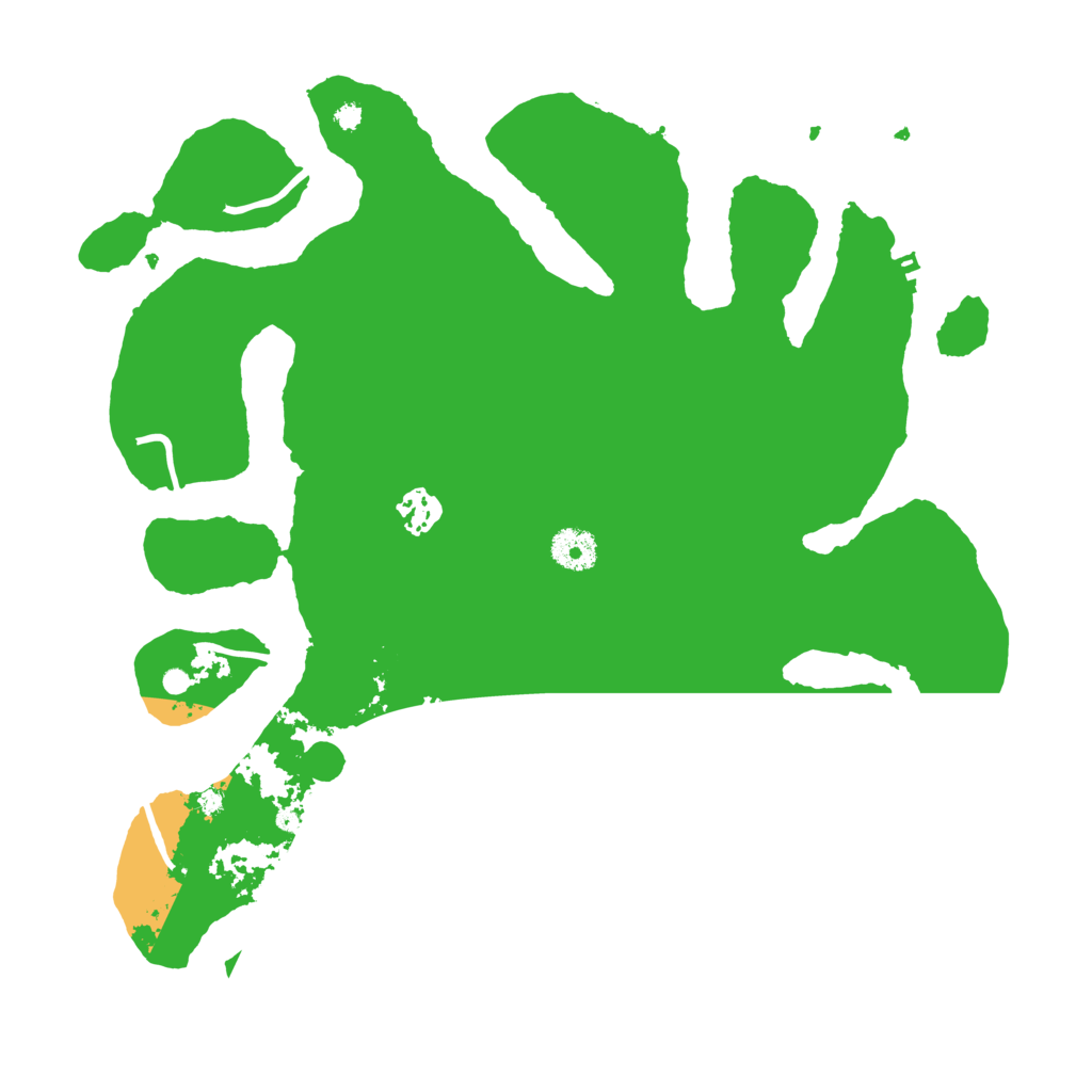 Biome Rust Map: Procedural Map, Size: 3700, Seed: 558536252