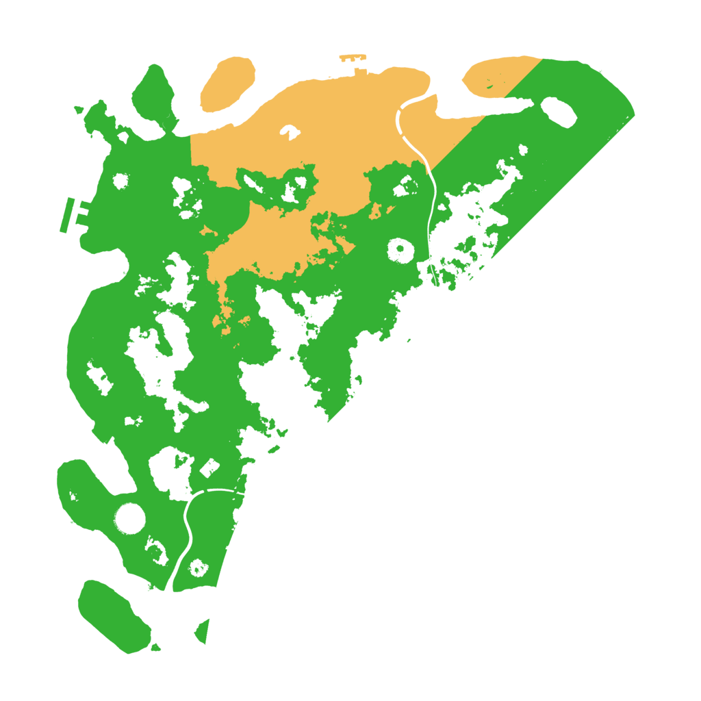 Biome Rust Map: Procedural Map, Size: 4000, Seed: 44587