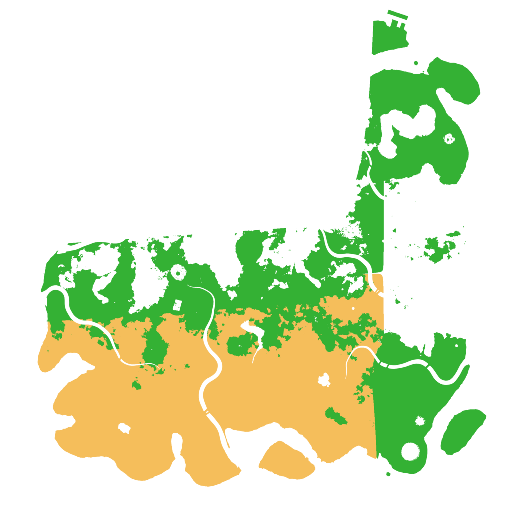Biome Rust Map: Procedural Map, Size: 5000, Seed: 756935169