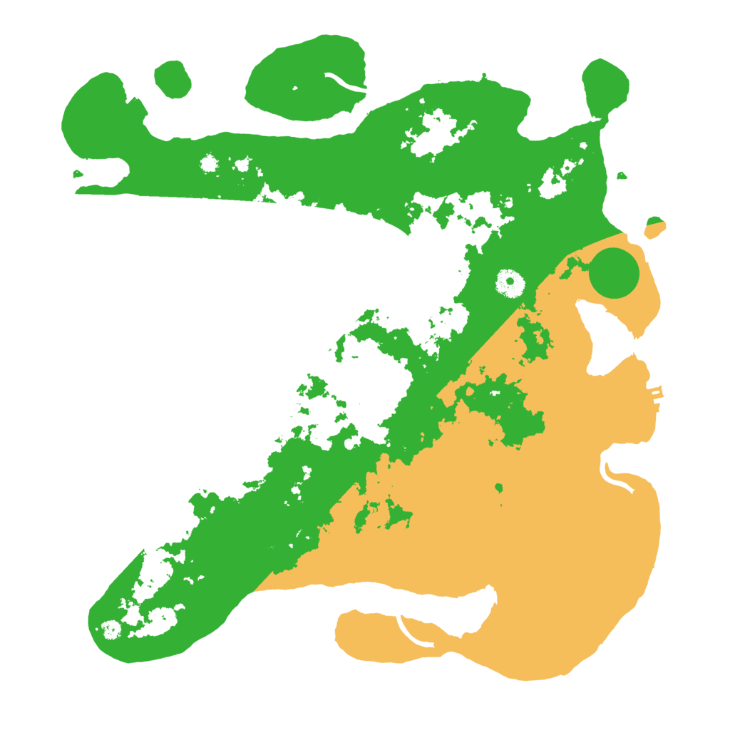 Biome Rust Map: Procedural Map, Size: 3850, Seed: 249494108