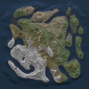 Thumbnail Rust Map: Procedural Map, Size: 4250, Seed: 101, 17 Monuments