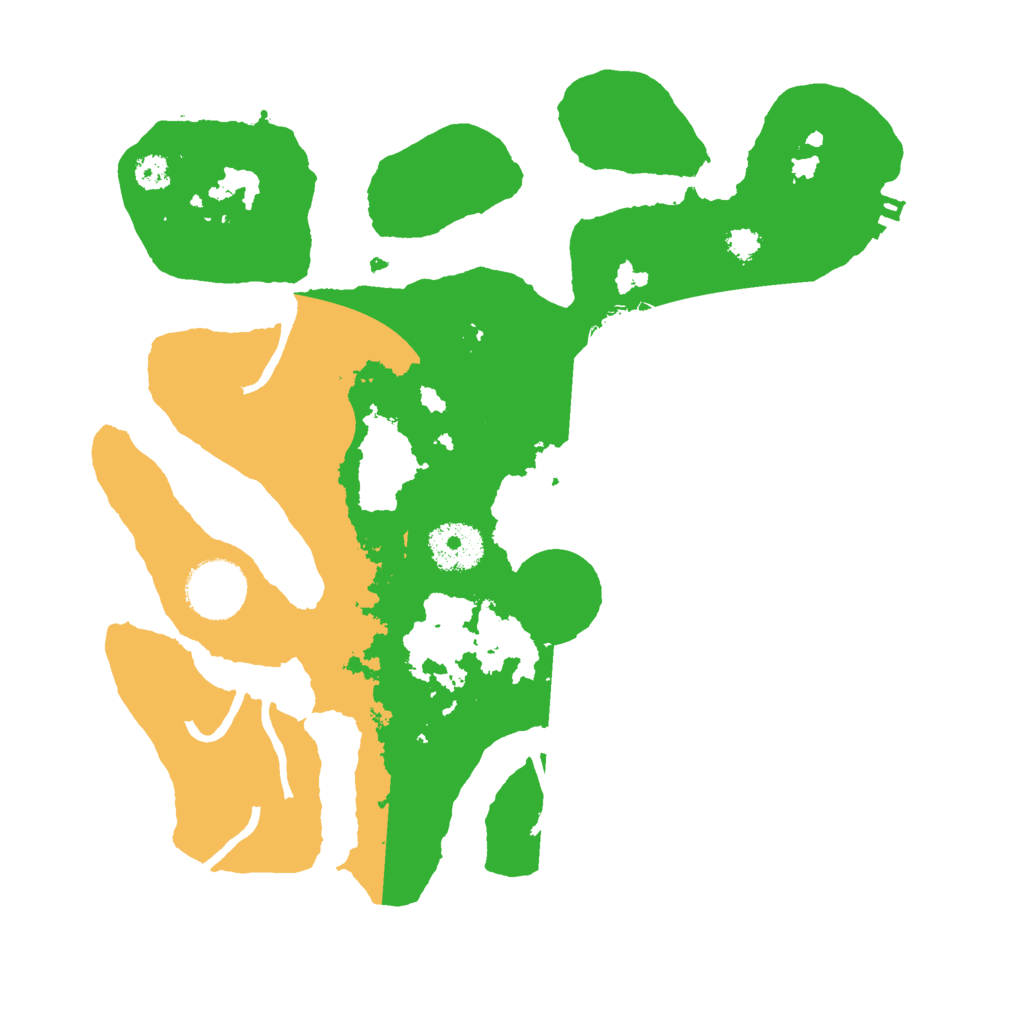 Biome Rust Map: Procedural Map, Size: 3000, Seed: 1245485