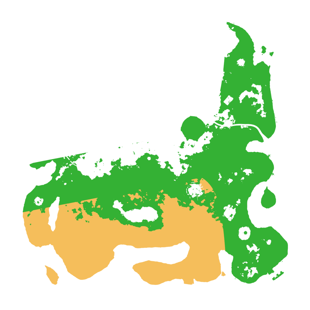Biome Rust Map: Procedural Map, Size: 3600, Seed: 534