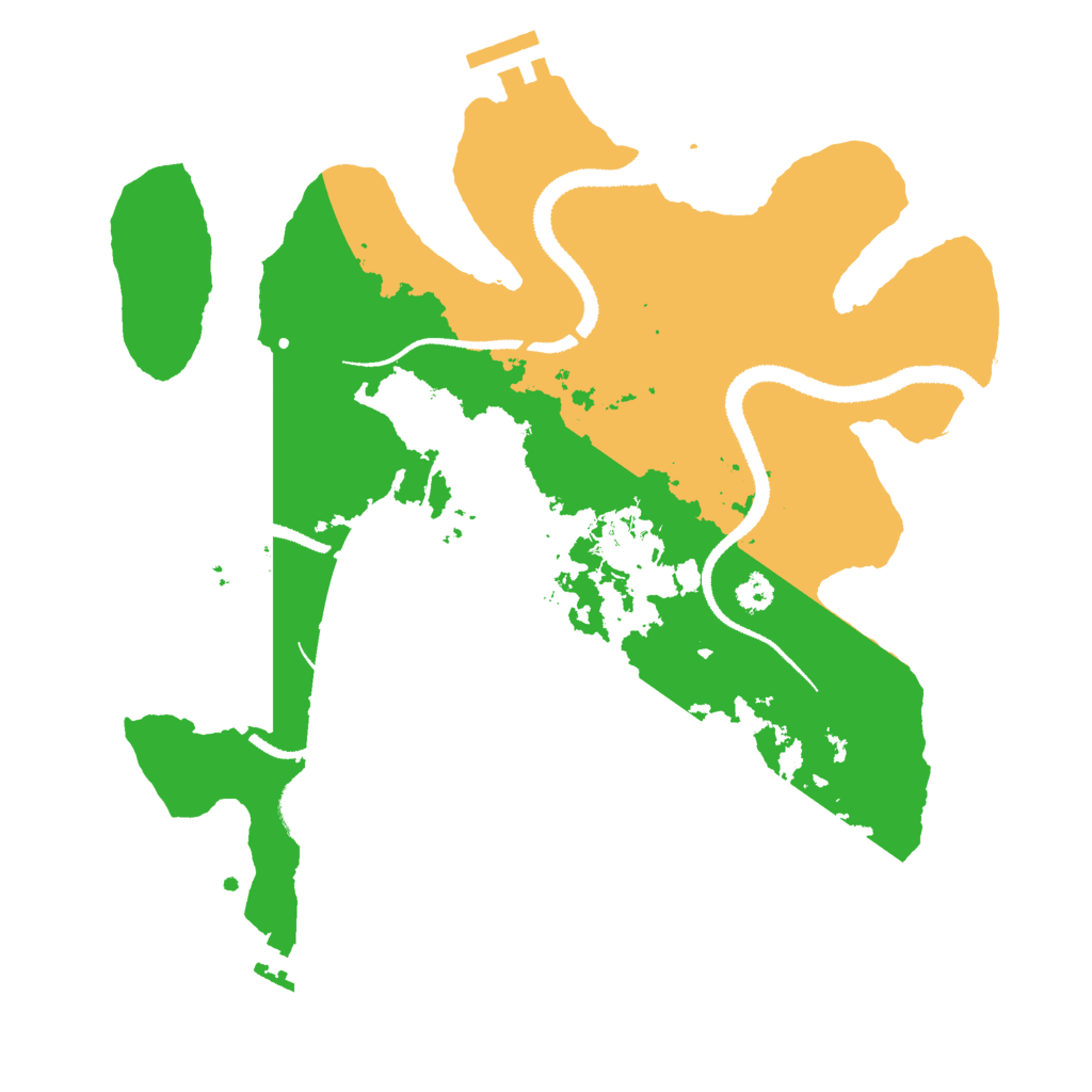 Biome Rust Map: Procedural Map, Size: 3000, Seed: 154875