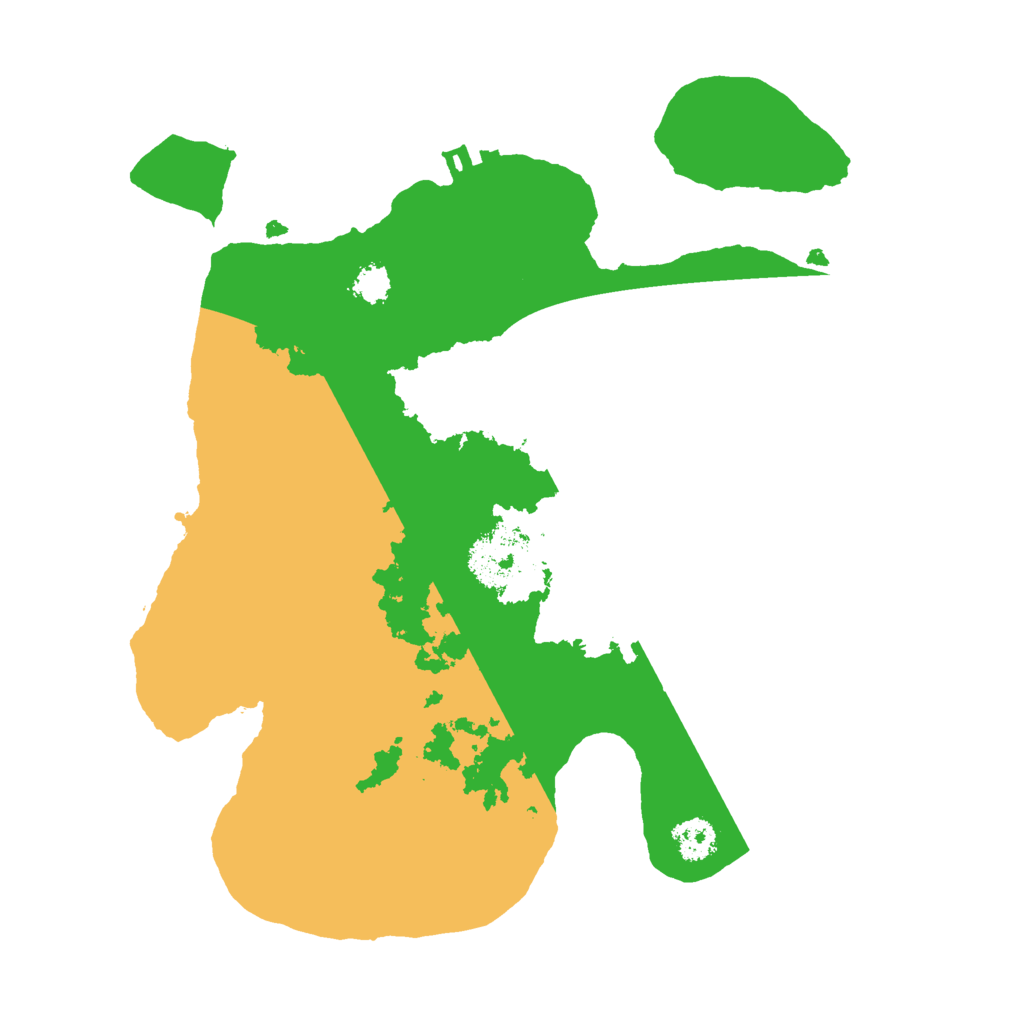 Biome Rust Map: Procedural Map, Size: 2500, Seed: 213874102