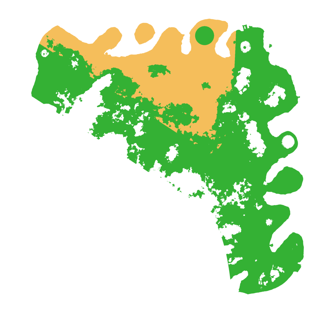 Biome Rust Map: Procedural Map, Size: 4500, Seed: 19631677