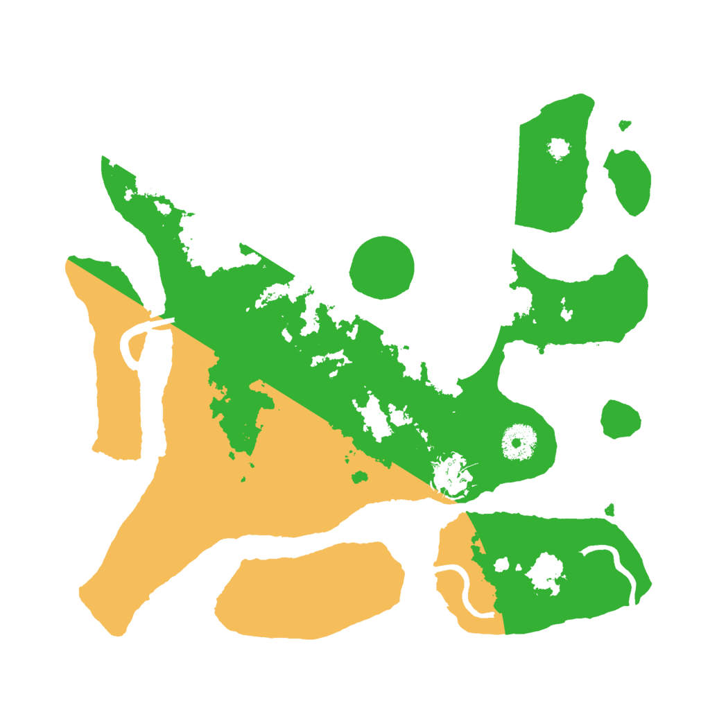 Biome Rust Map: Procedural Map, Size: 3000, Seed: 2312121