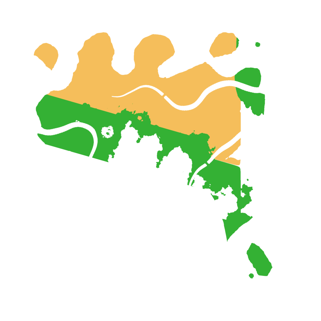 Biome Rust Map: Procedural Map, Size: 2632, Seed: 2147483647