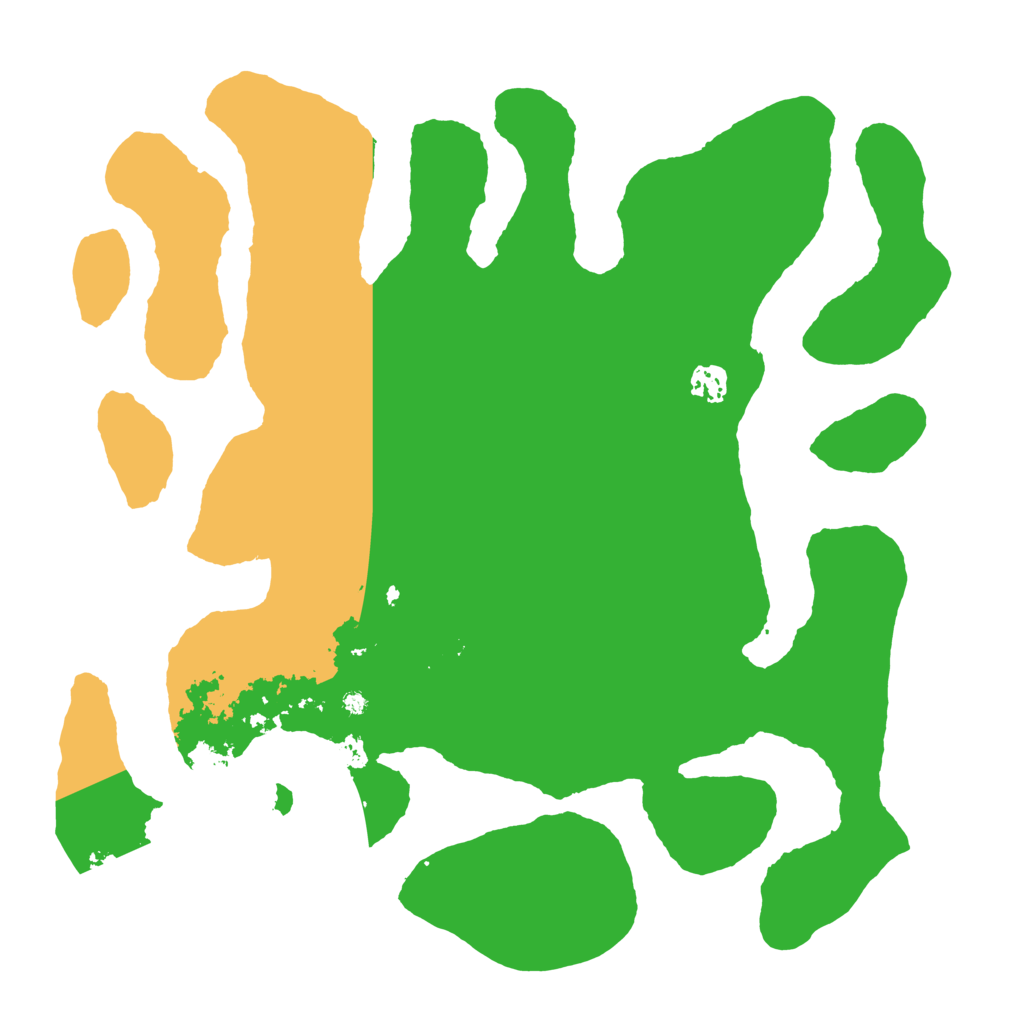 Biome Rust Map: Barren, Size: 4000, Seed: 5391