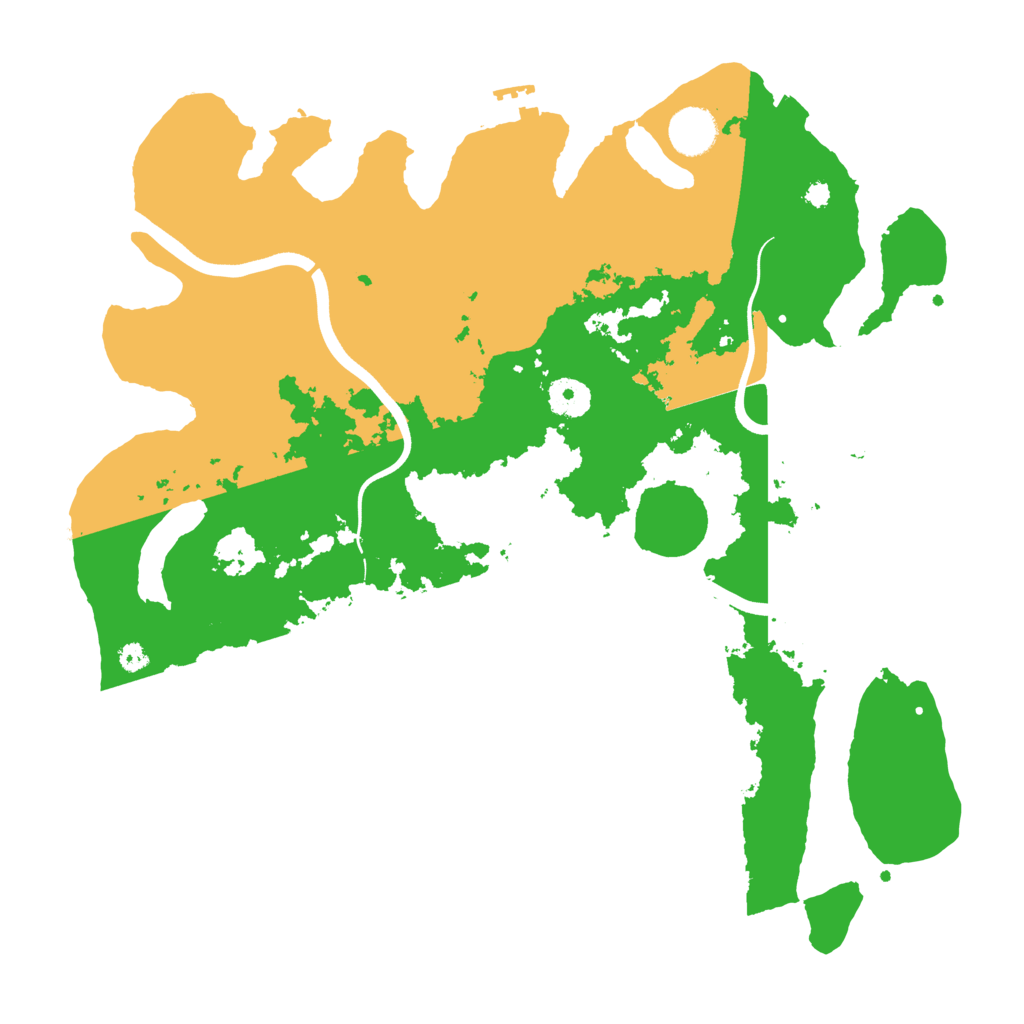 Biome Rust Map: Procedural Map, Size: 3750, Seed: 1777777