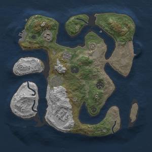 Thumbnail Rust Map: Procedural Map, Size: 2900, Seed: 3082, 12 Monuments