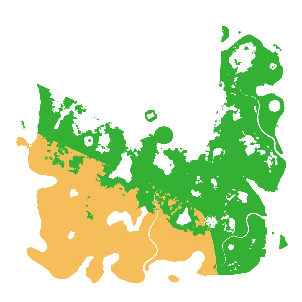 Biome Rust Map: Procedural Map, Size: 4500, Seed: 1757622158