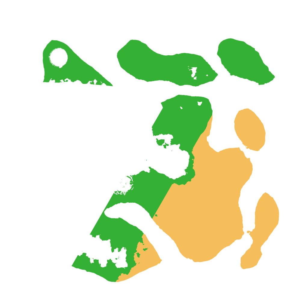 Biome Rust Map: Barren, Size: 3000, Seed: 418012