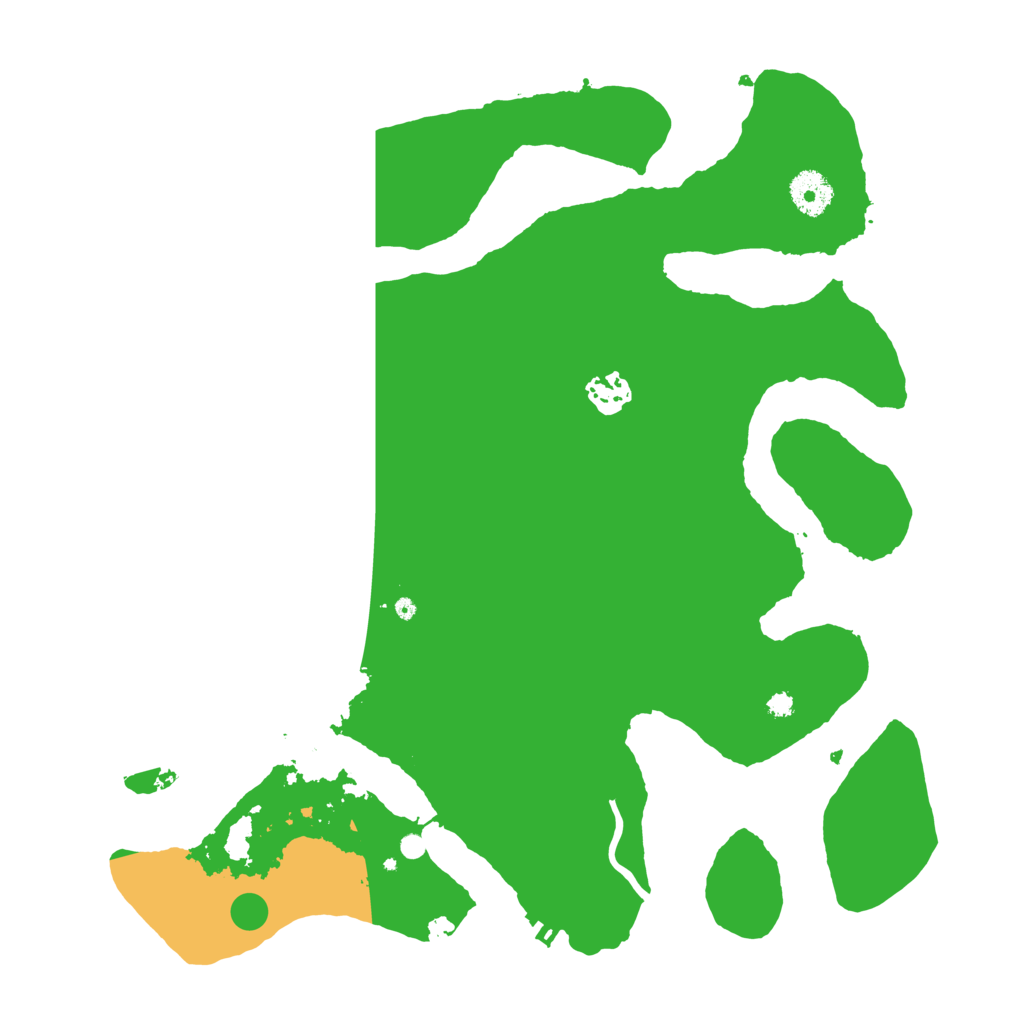 Biome Rust Map: Procedural Map, Size: 3600, Seed: 86