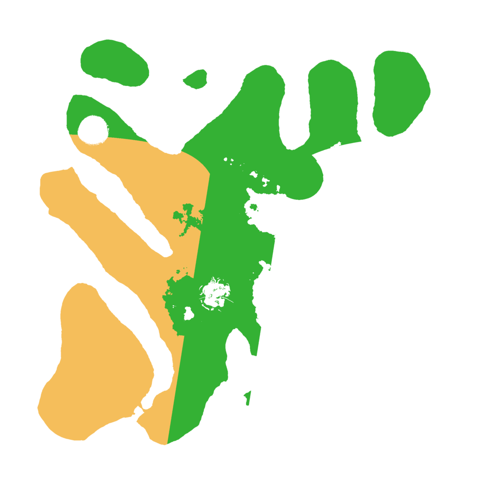 Biome Rust Map: Barren, Size: 3000, Seed: 618937