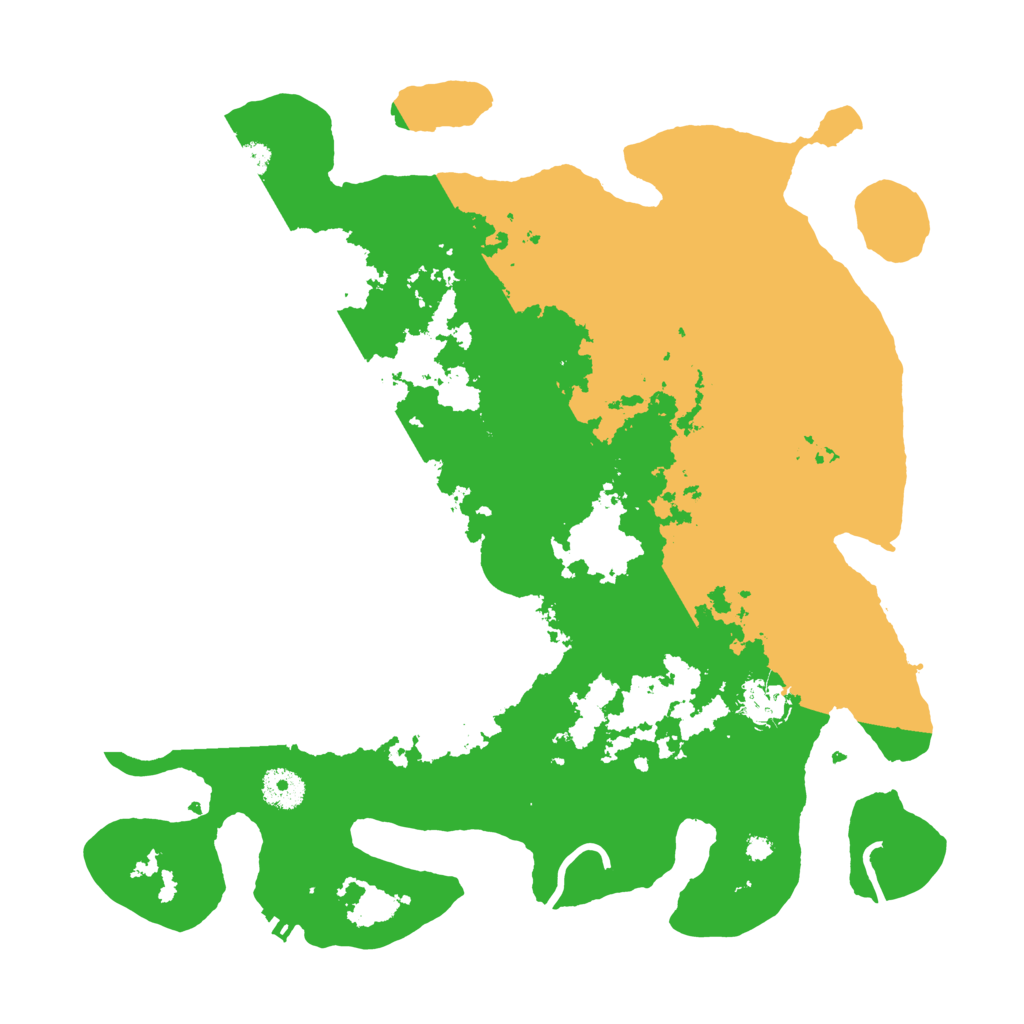 Biome Rust Map: Procedural Map, Size: 3700, Seed: 23705