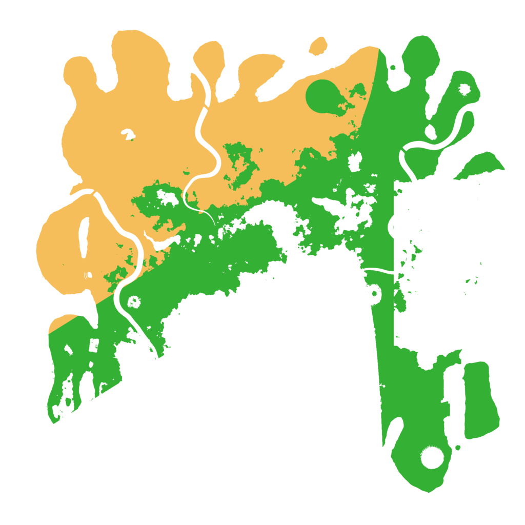 Biome Rust Map: Procedural Map, Size: 4096, Seed: 101511