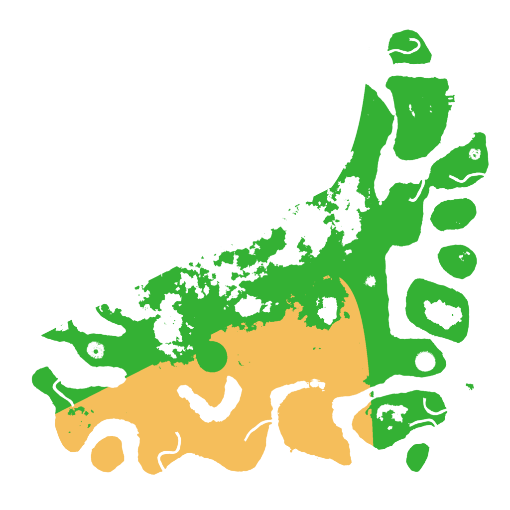 Biome Rust Map: Procedural Map, Size: 4500, Seed: 2017366284