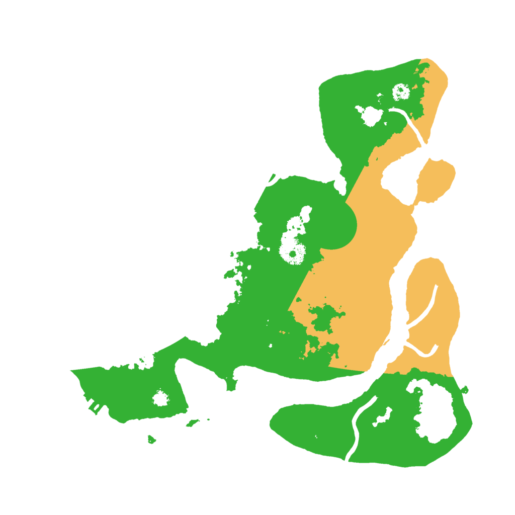 Biome Rust Map: Procedural Map, Size: 3000, Seed: 955659