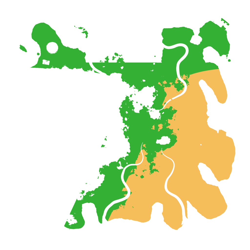Biome Rust Map: Procedural Map, Size: 3800, Seed: 19782