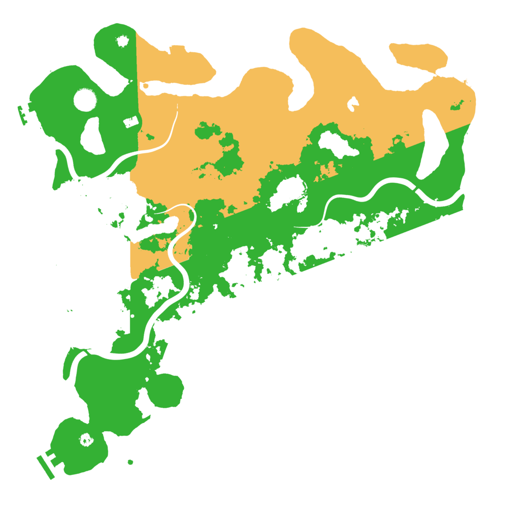 Biome Rust Map: Procedural Map, Size: 4000, Seed: 128629789