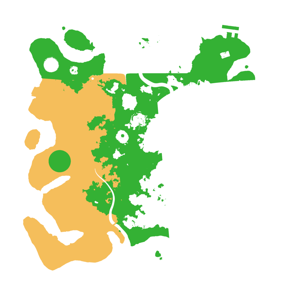 Biome Rust Map: Procedural Map, Size: 3500, Seed: 1766416100