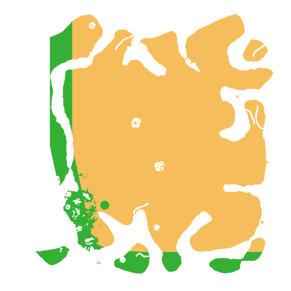 Biome Rust Map: Procedural Map, Size: 4300, Seed: 12345678