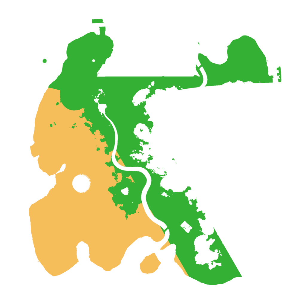 Biome Rust Map: Procedural Map, Size: 3000, Seed: 2017697965
