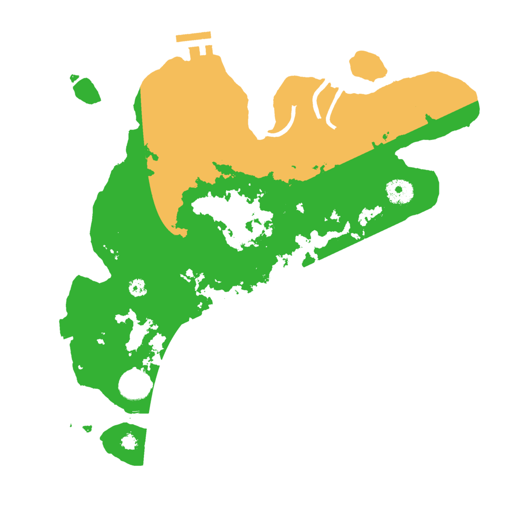 Biome Rust Map: Procedural Map, Size: 3000, Seed: 50550