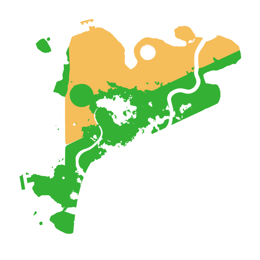 Biome Rust Map: Procedural Map, Size: 3000, Seed: 50550
