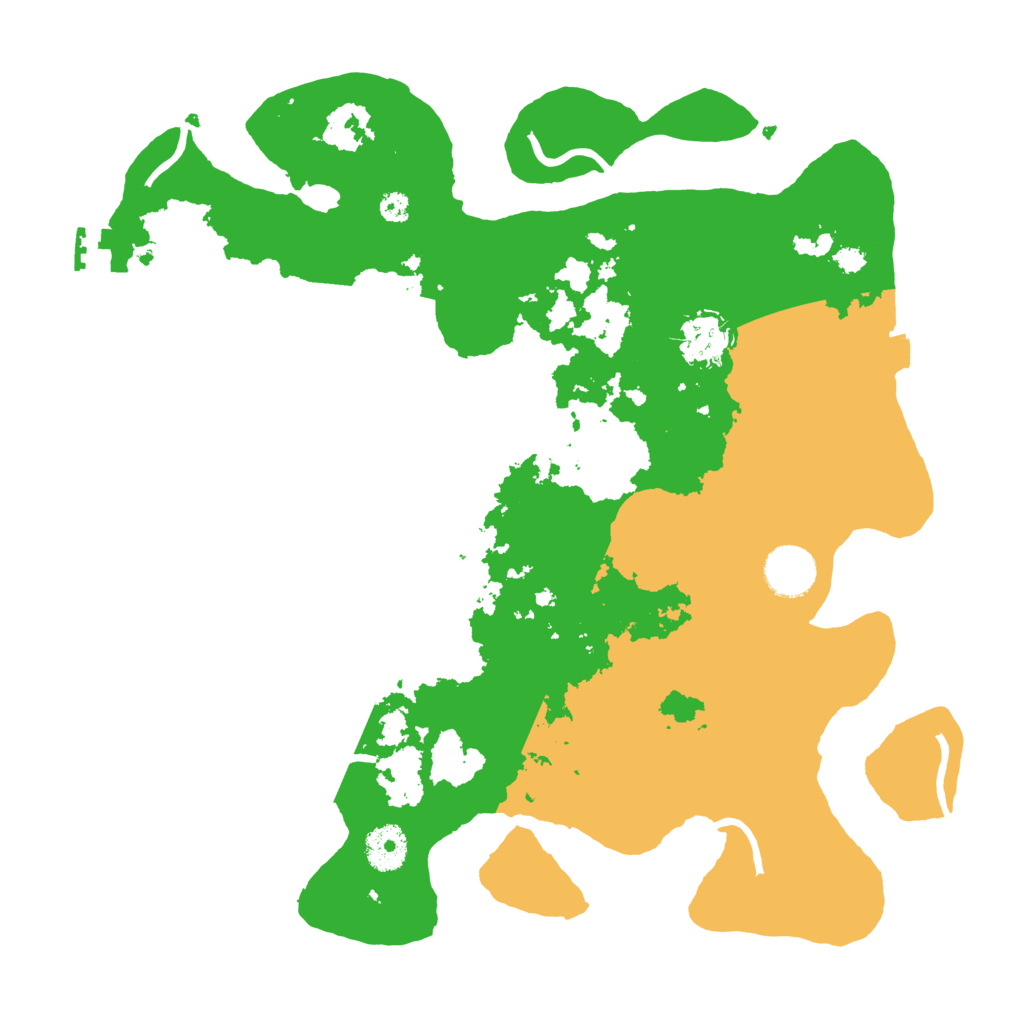 Biome Rust Map: Procedural Map, Size: 3500, Seed: 73917