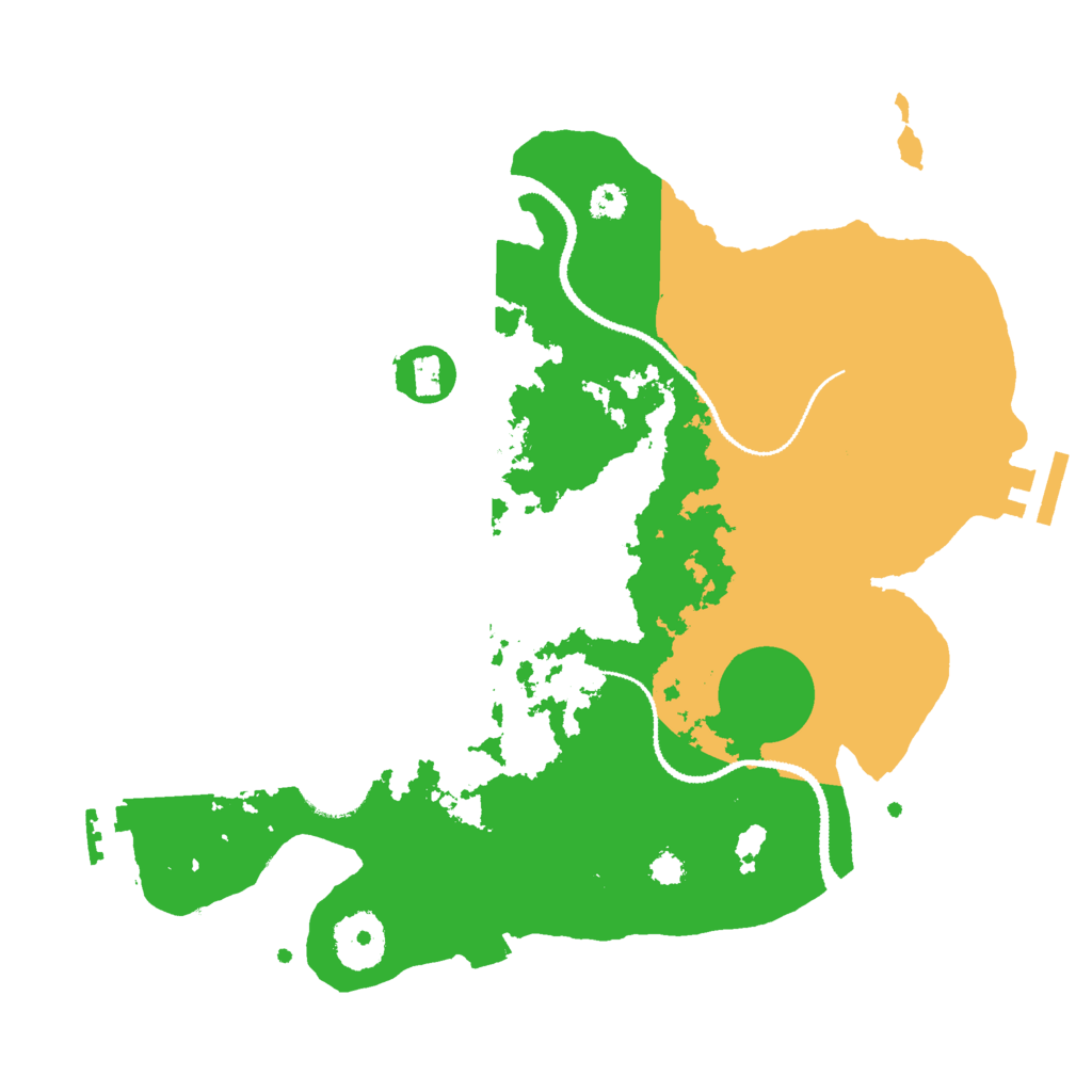 Biome Rust Map: Procedural Map, Size: 3000, Seed: 16824520