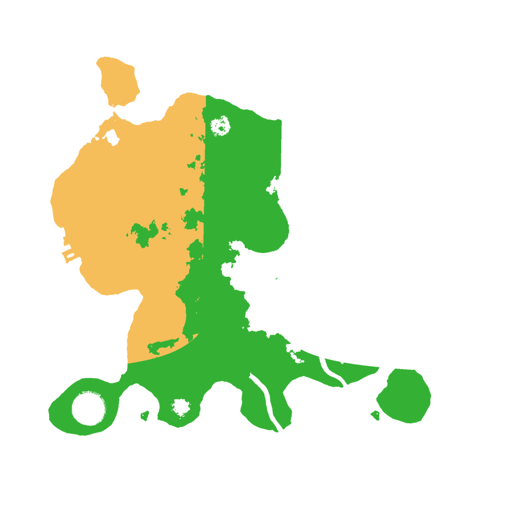 Biome Rust Map: Procedural Map, Size: 2670, Seed: 876345