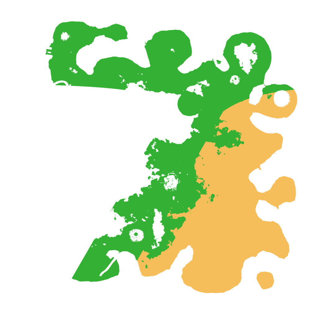 Biome Rust Map: Procedural Map, Size: 3500, Seed: 61523