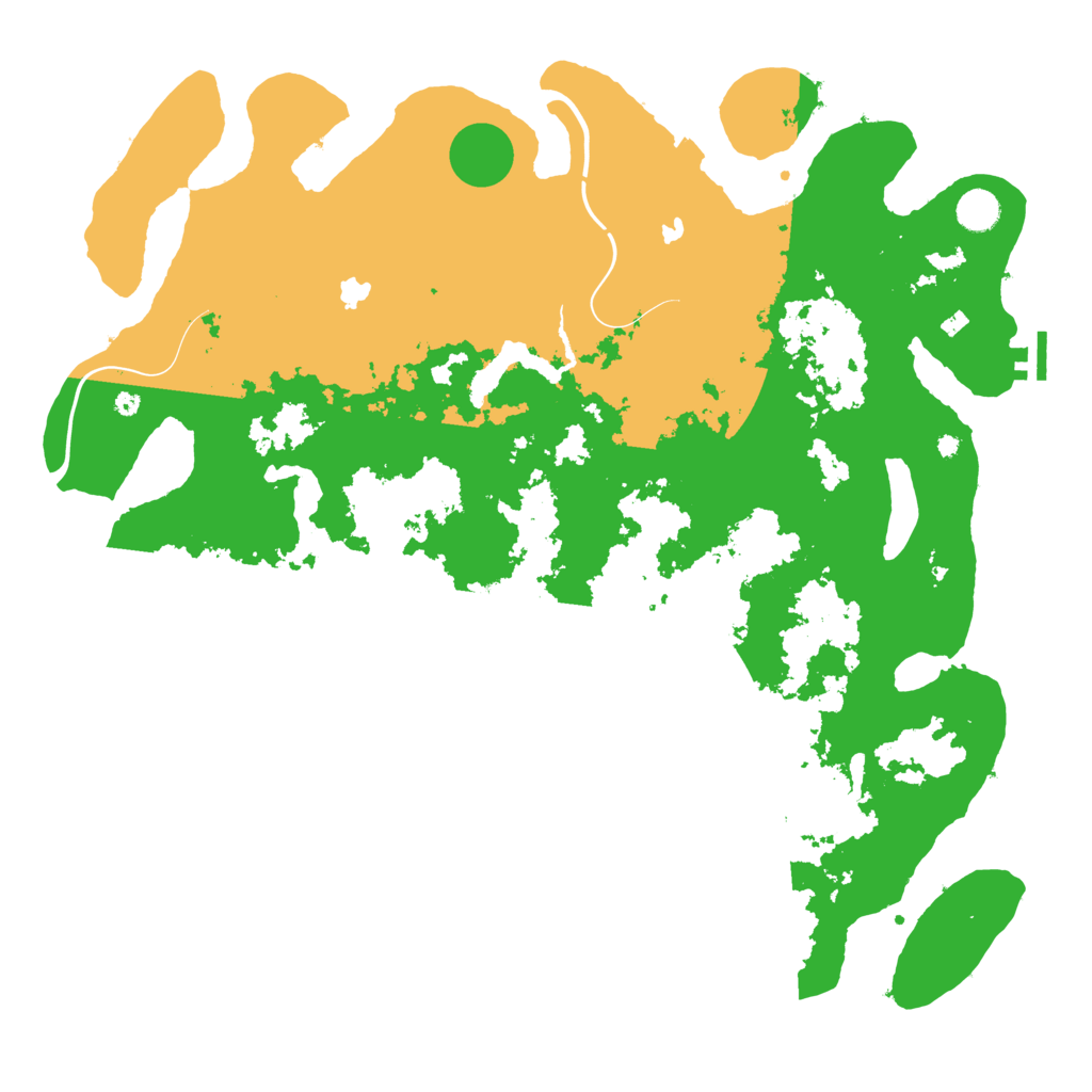 Biome Rust Map: Procedural Map, Size: 4500, Seed: 3038