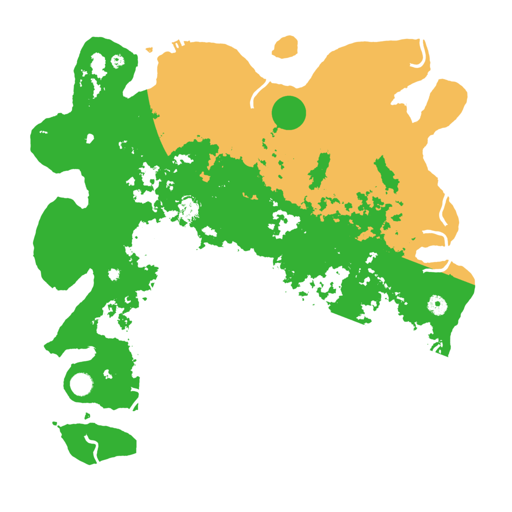 Biome Rust Map: Procedural Map, Size: 3950, Seed: 1148229114