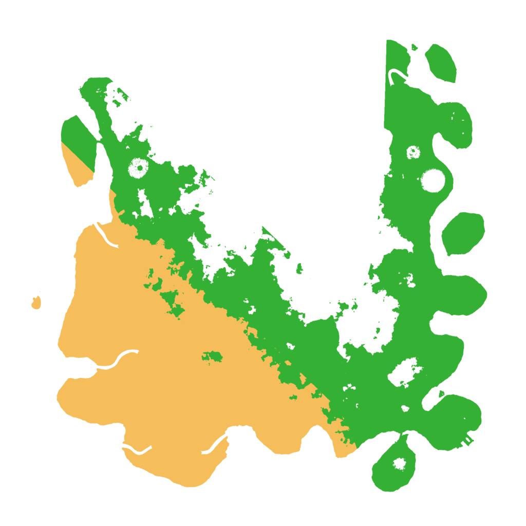 Biome Rust Map: Procedural Map, Size: 3950, Seed: 479707869
