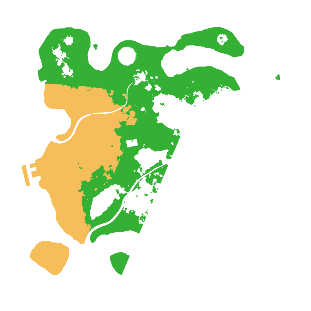 Biome Rust Map: Procedural Map, Size: 3000, Seed: 790032314