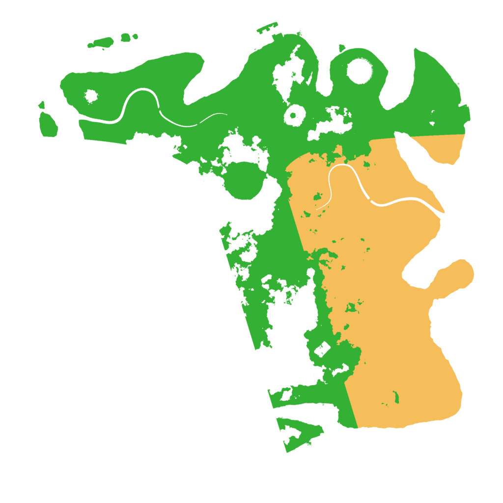 Biome Rust Map: Procedural Map, Size: 3500, Seed: 314641