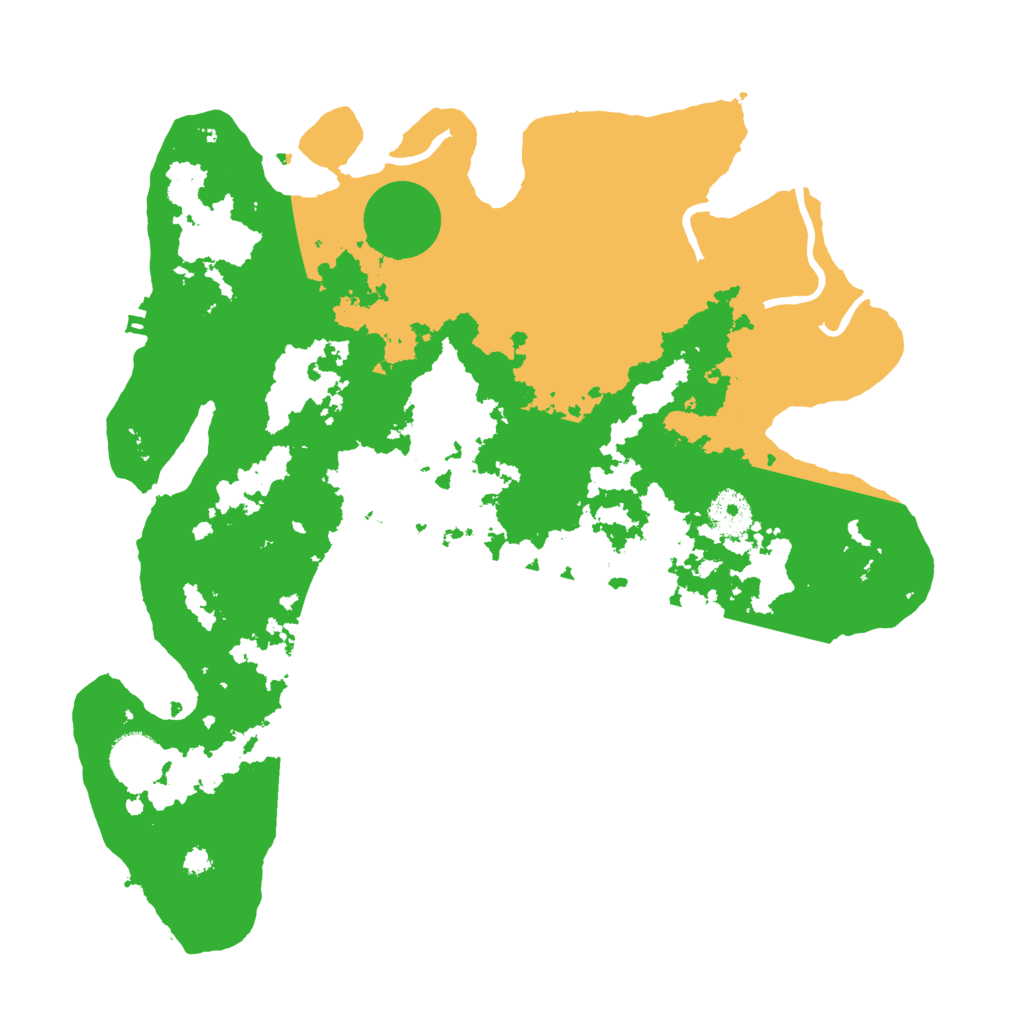 Biome Rust Map: Procedural Map, Size: 3500, Seed: 108108914