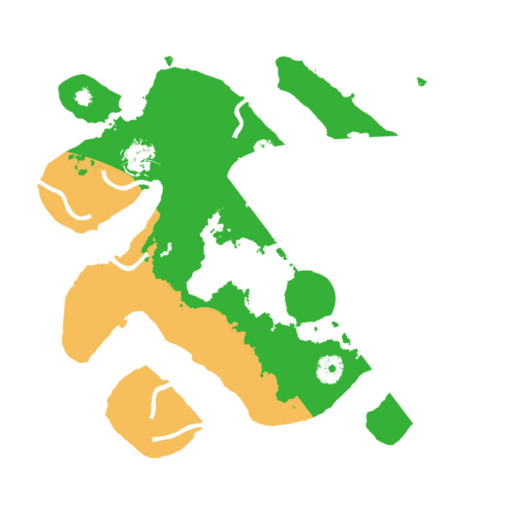 Biome Rust Map: Procedural Map, Size: 2700, Seed: 1111